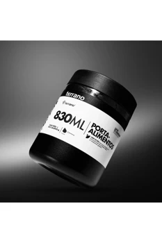 Contenedor de alimentos 830ml terrano en color Negro