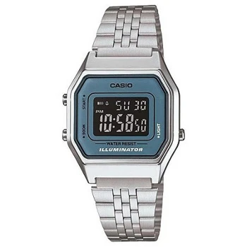 Casio la680wa-2b en color Plata